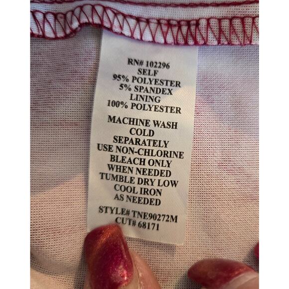 Connected Apparel Womens Black Multicolor Floral Print Midi Drs Sleeveless Sz 10 - Picture 6 of 6